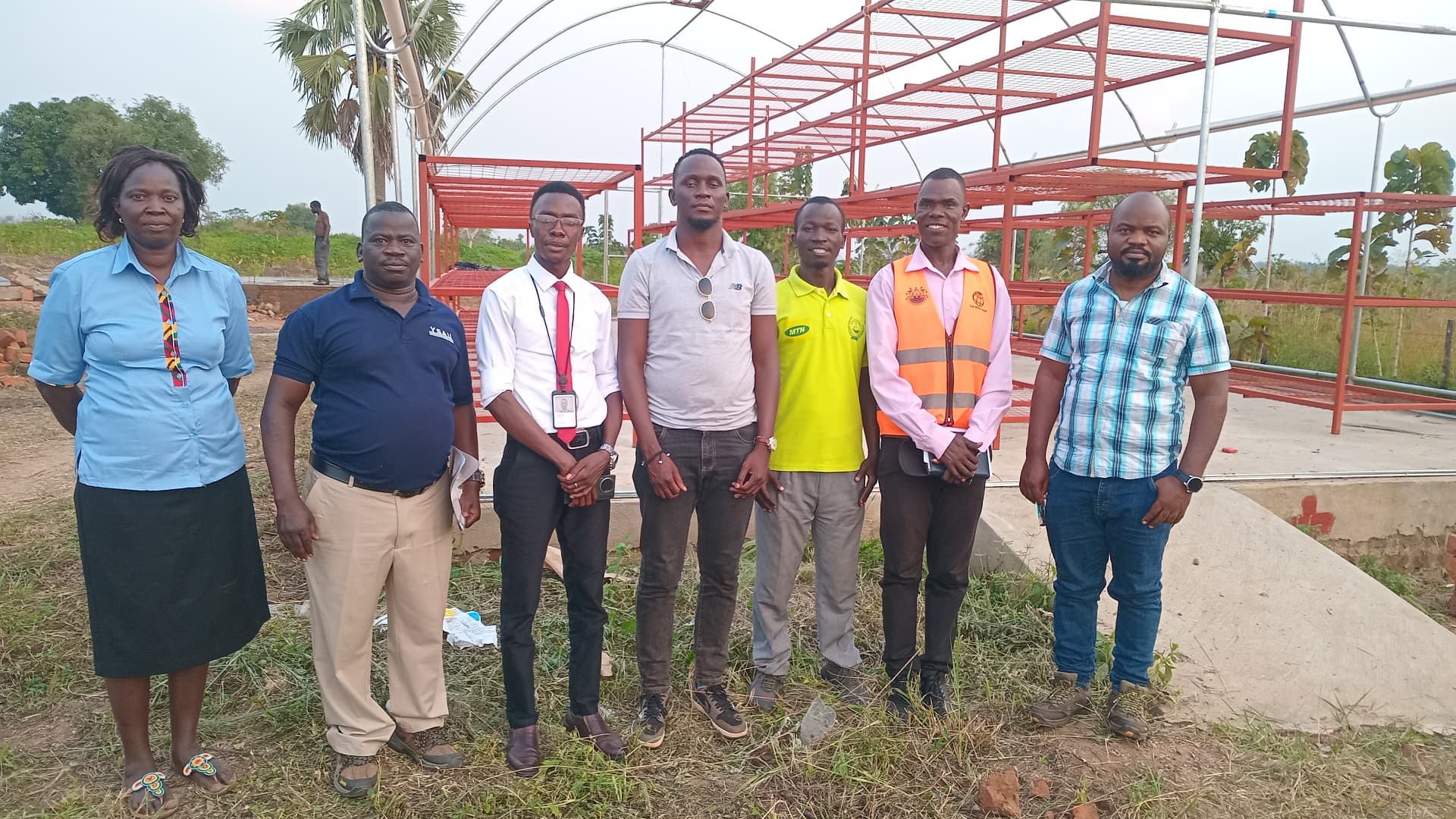 Hybrid solar dryer commissioning, Kitgum